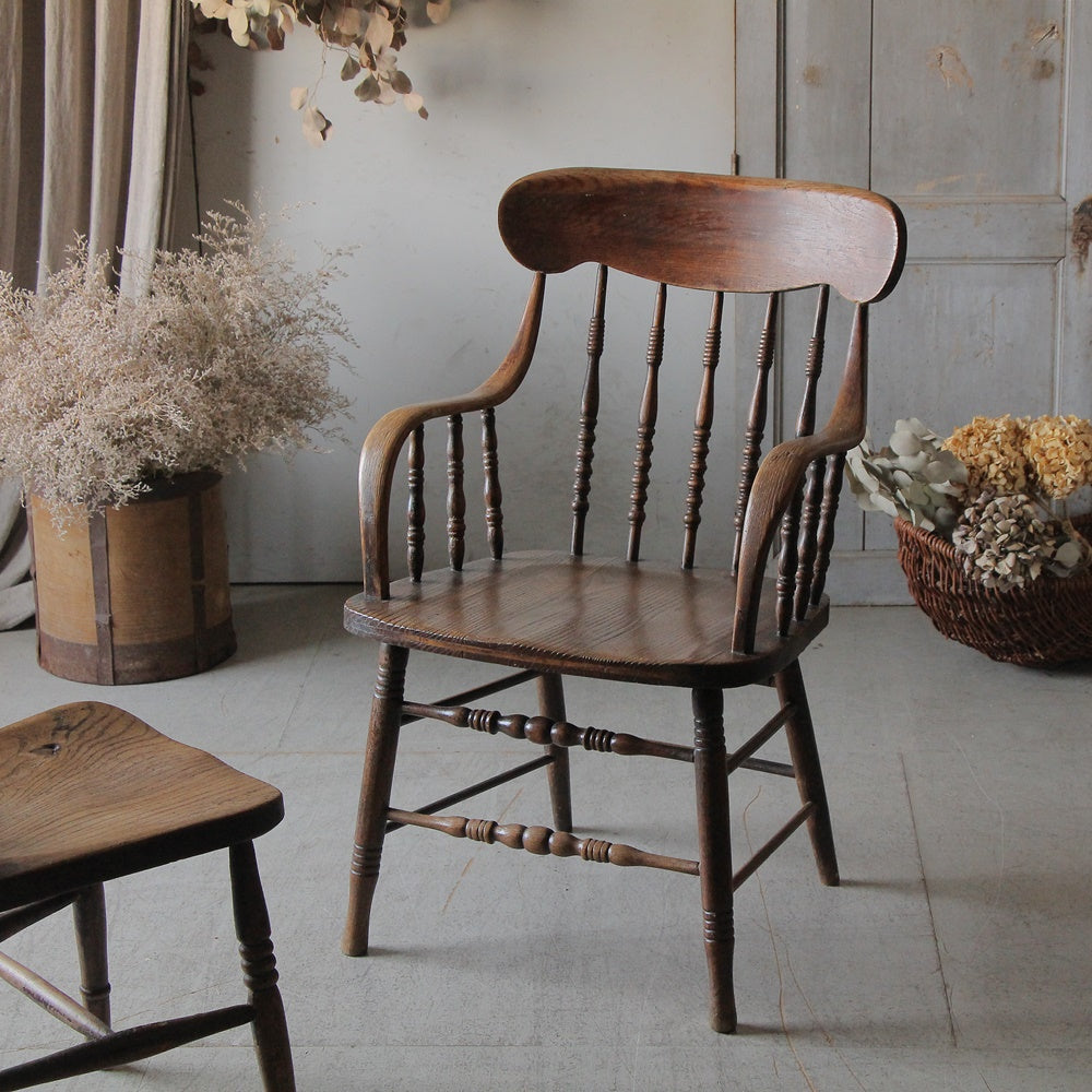 1910年代オーク材アームチェア（ef231165） イギリスアンティーク