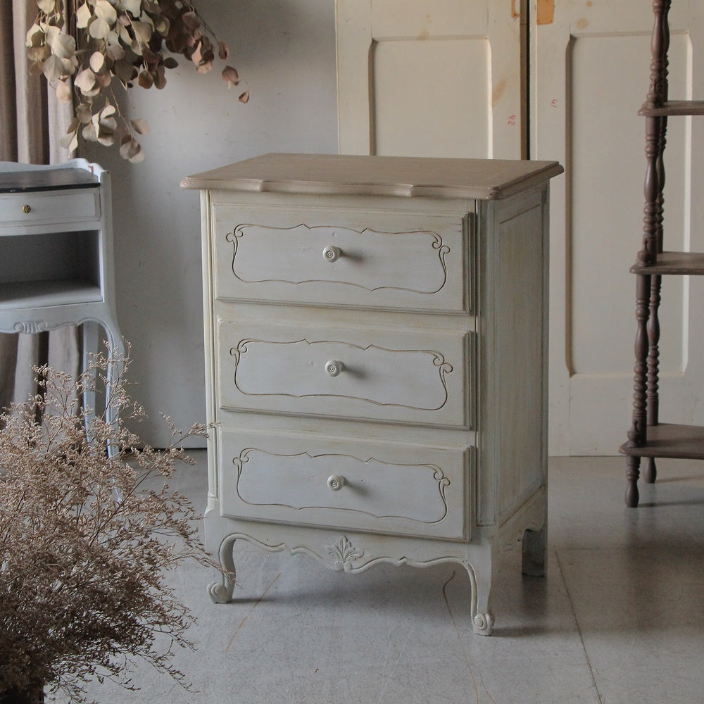 フランスアンティーク　シェルフ　飾り棚　ブルーグレー フランスアンティーク シェルフ 飾り棚 ブルーグレー FRENCH