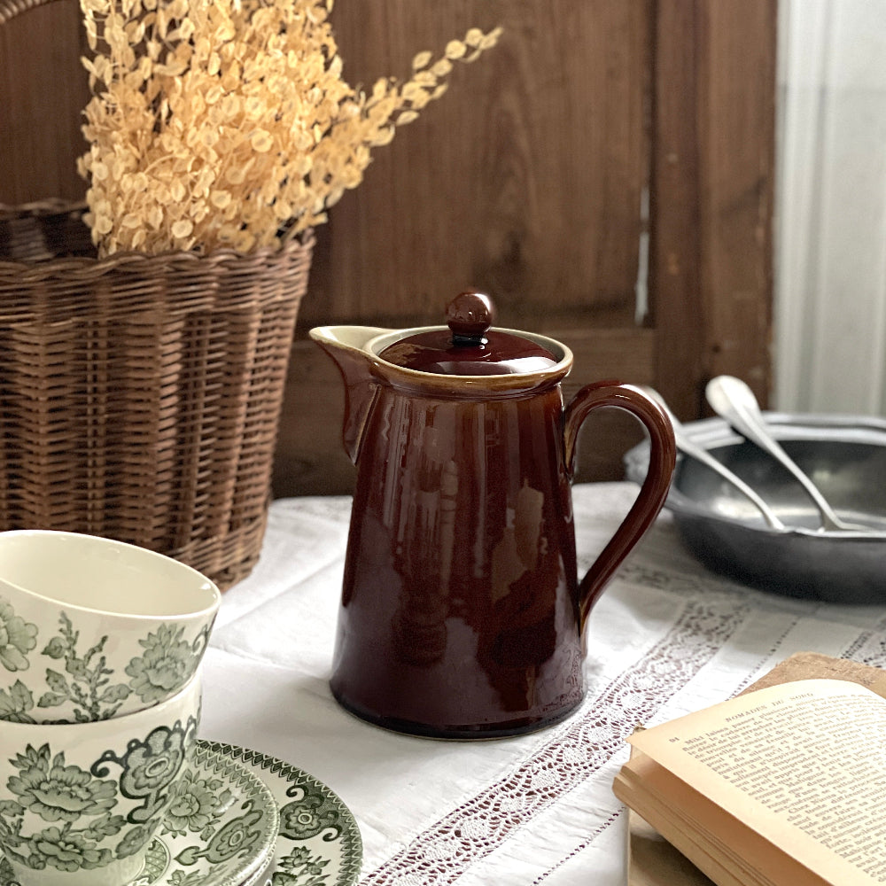 ブラウンカラーのDENBY（デンビー）ポット（容量900ml） イギリス