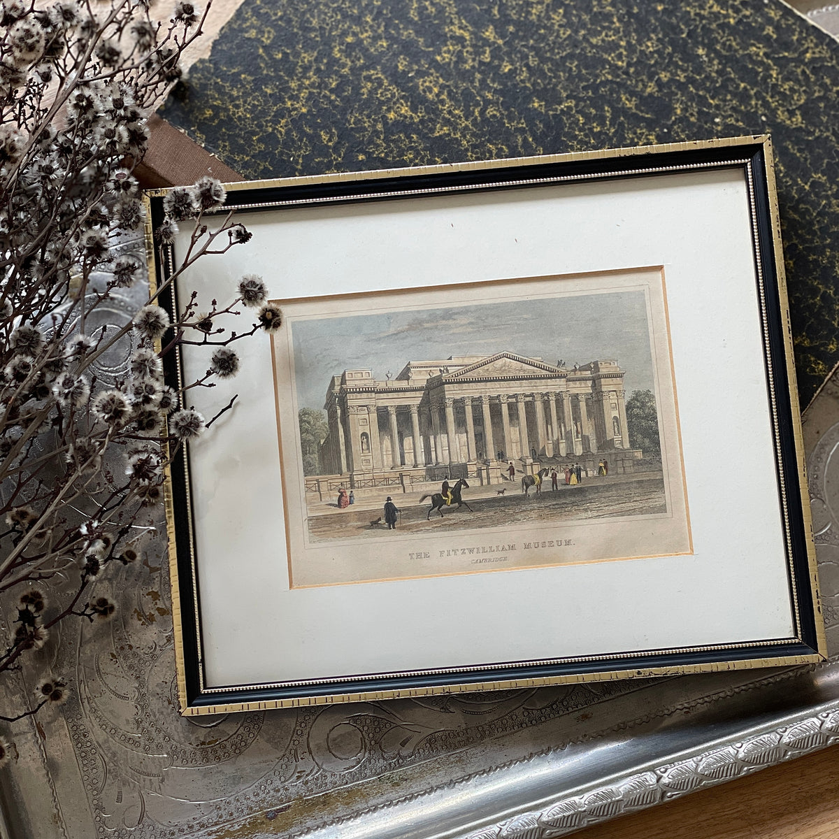 フィッツウィリアム美術館が描かれたフレーム（24x20cm