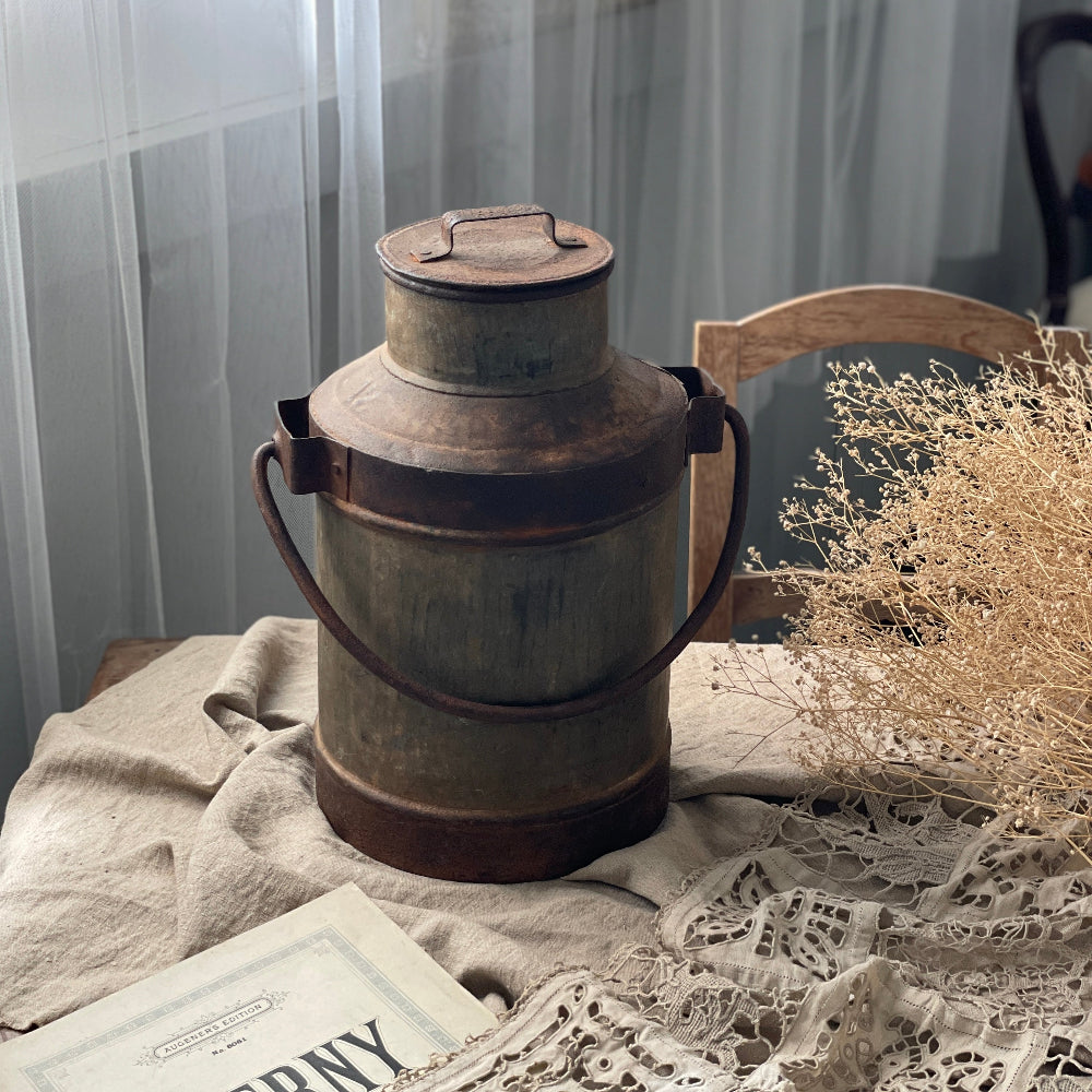 フランスアンティーク  MOKA ブリキの缶 RIZ （お米） フランスアンティーク ROYAL MOKA ブリキの缶 RIZ （お米）