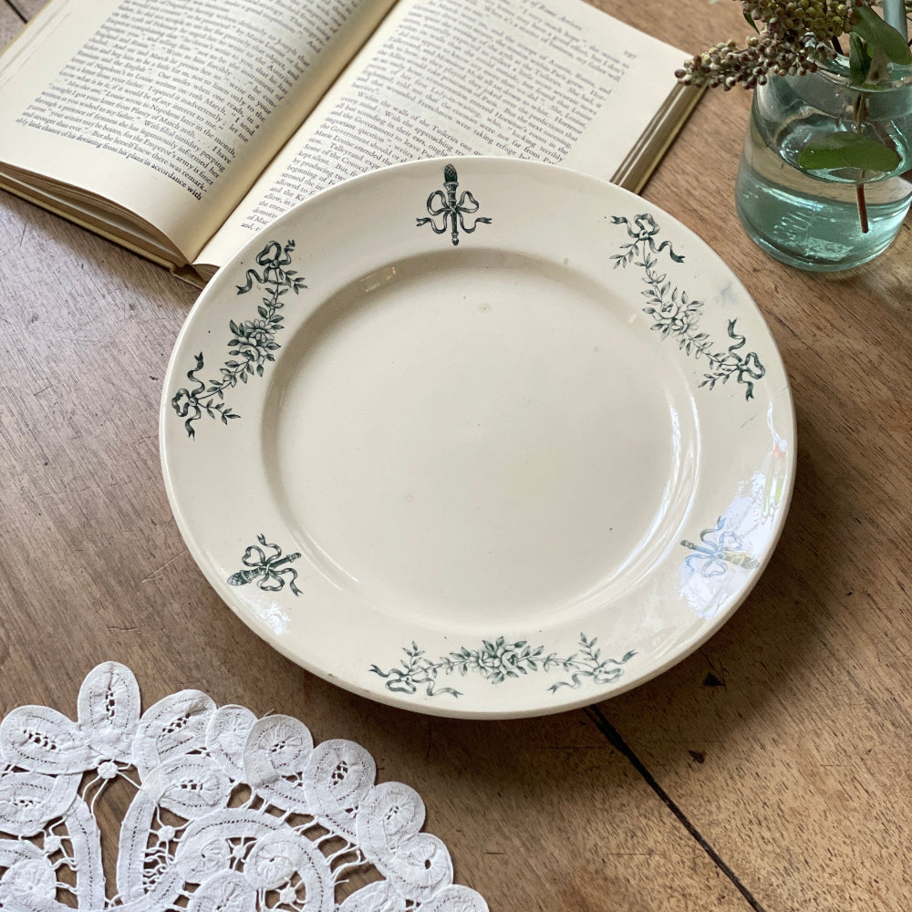 ロンシャン窯『SAPHO』平皿（直径25cm） フランスアンティーク