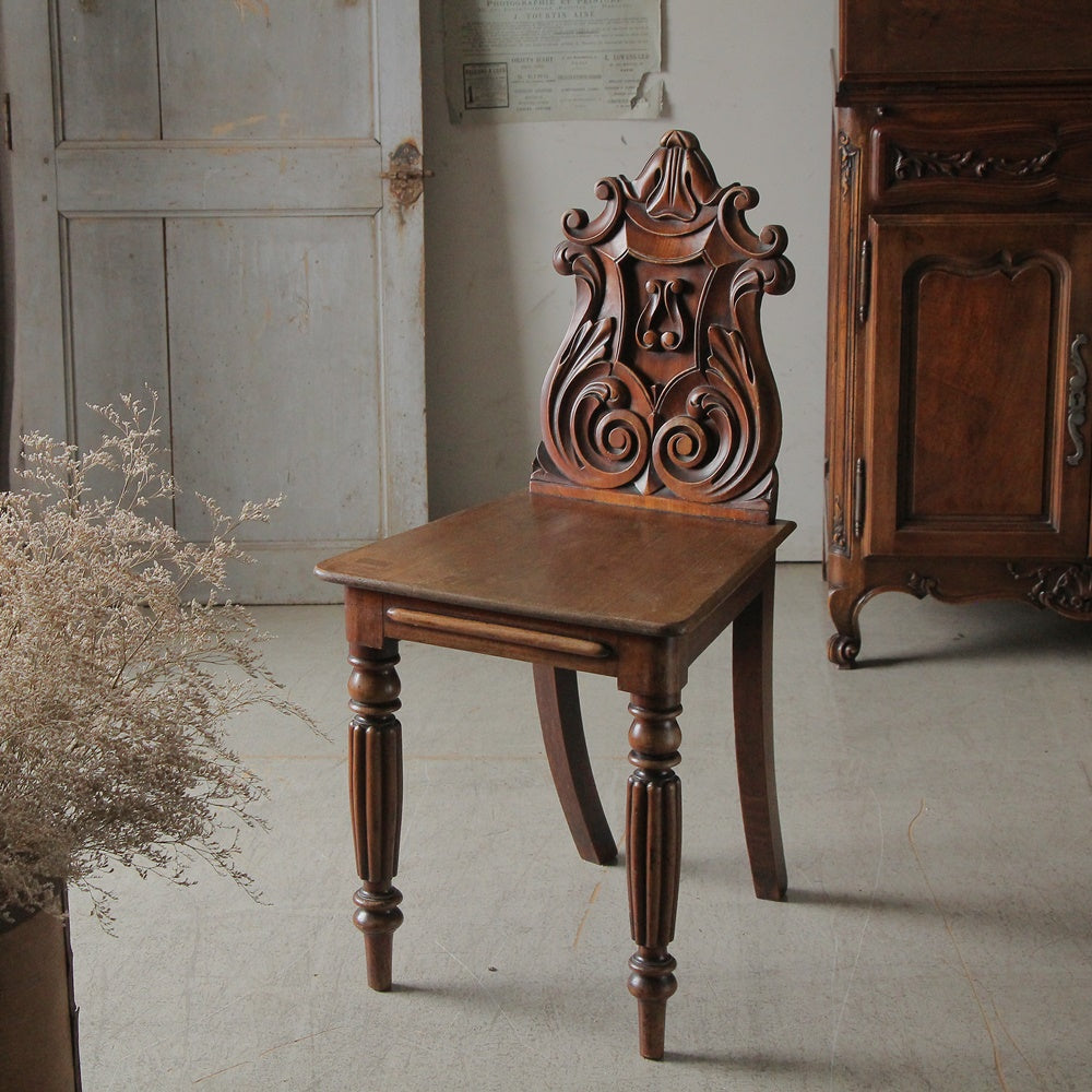 英国製 シールドバックチェア　マホガニー ダイニングチェア ヴィンテージ 英国製 シールドバックチェア マホガニー ダイニングチェア