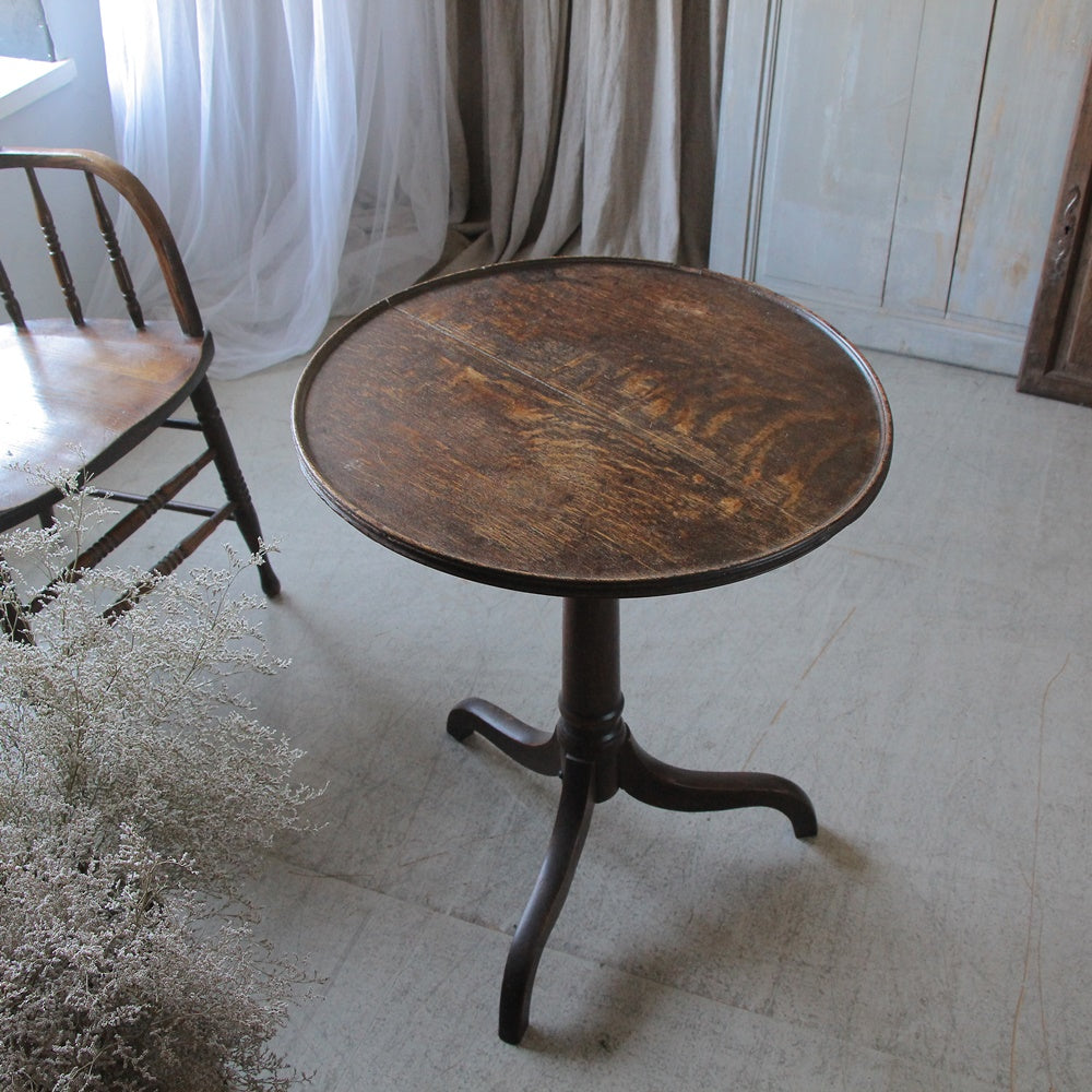 1890年代トライポッドテーブル（高さ71cm） イギリスアンティーク家具