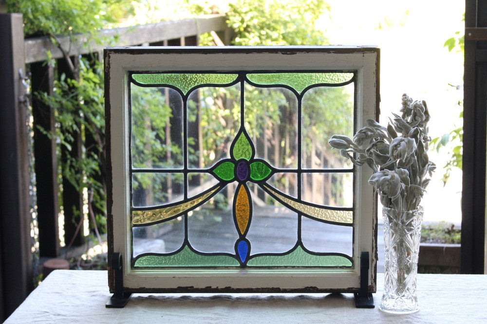 イギリスアンティークステンドグラス イギリスアンティーク ステンドグラス窓 ① | REFACTORY antiques
