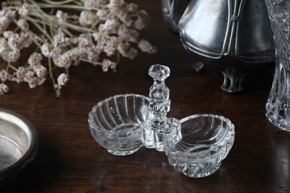 あすまむ★美品オールドバカラ★ソルト＆ペッパー 調味料入れ★希少 希少☆オールドバカラ☆アヒル☆ソルト＆ペッパー 塩 胡椒☆調味