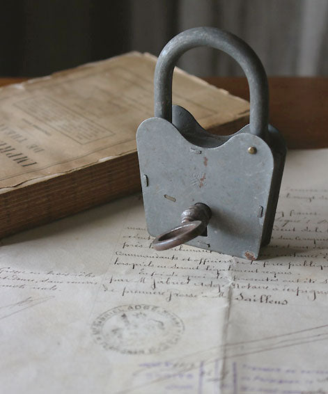 フランスアンティーク雑貨 南京錠（パドロックキー） インテリア