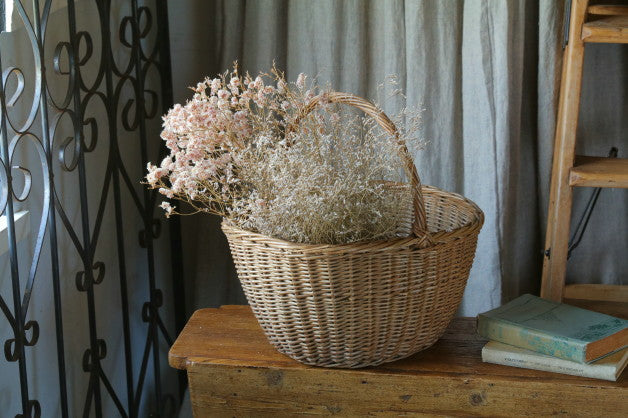 ドライフラワーとの相性もバッチリなバスケット かご イギリス