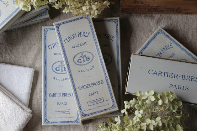5個あり！PARISのレタリングも素敵な刺繍糸の箱 フランスアンティークインテリア雑貨 – チェルシーオールド