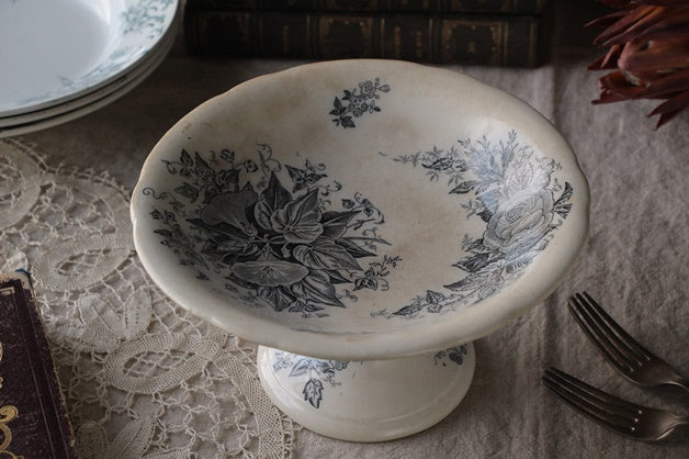 希少　フランスアンティーク　コンポティエ アンティーク コンポティエ フランス Emile bourgeois GRAND DEPOT