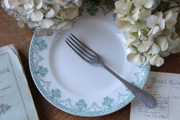 エタン（錫）のシックさが素敵なフォーク フランスアンティーク