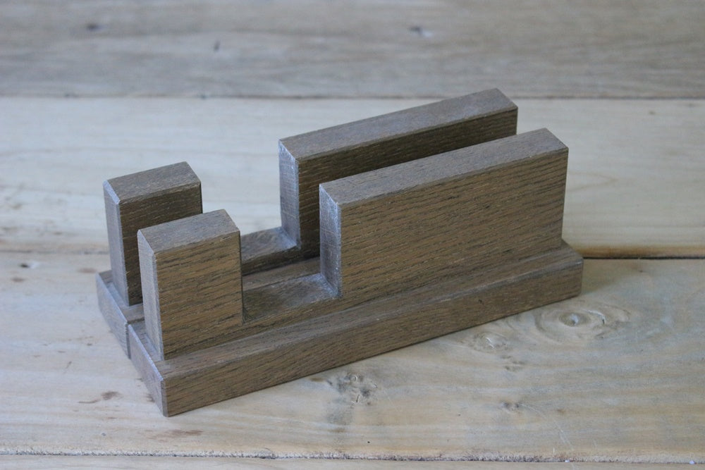 ステンドグラス木製スタンド茶 5cm (厚み4.5cm対応) 1セット