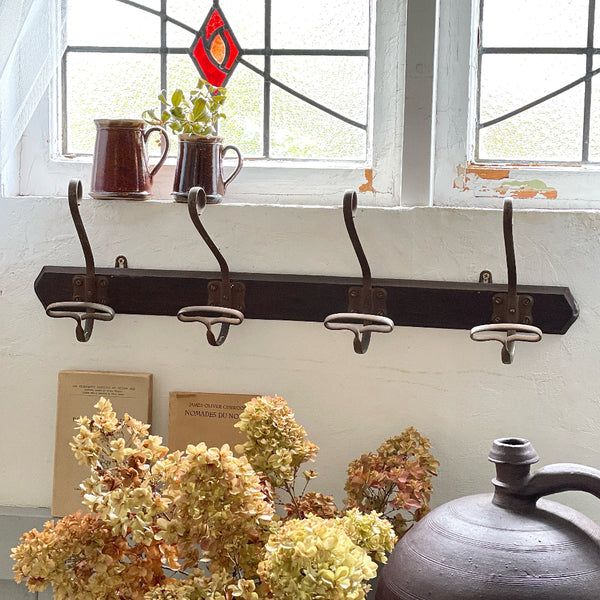 フランスで購入したアンティークアイアンフック フランスアンティーク建具 アンティークフック.8A 真鍮フック