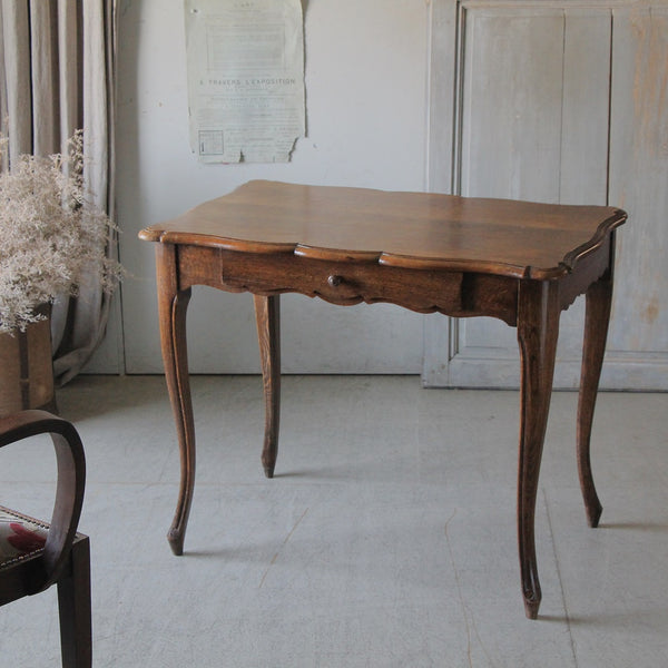 オーク材クラシックデスク 2台あり！1930年代オーク材デスク（横幅90cm） フランスアンティーク