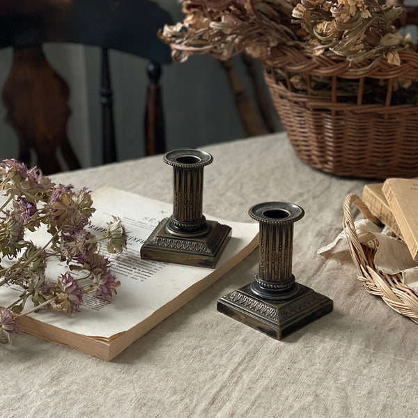 カイラール・バイヤール社ペアキャンドルスタンド（高さ10cm