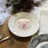 1910年代Adams社「Swansea Rose」平皿（直径23cm）　イギリスアンティーク
