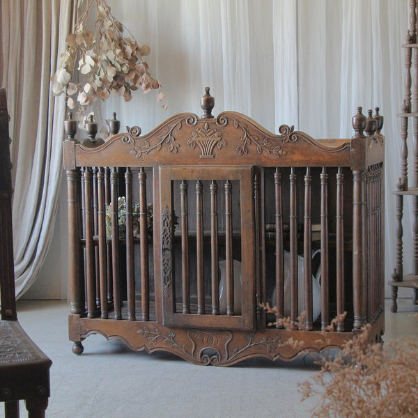 1850年代お屋敷で使われたパン保存用シェルフ フランスアンティーク