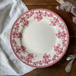 ショワジールロワ窯『PARIS』赤の大皿(直径27cm) フランス ショワジールロワ窯『PARIS』赤の大皿(直径27cm) フランス