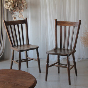 2脚あり！シンプルで美しいダイニングチェア フランスアンティーク