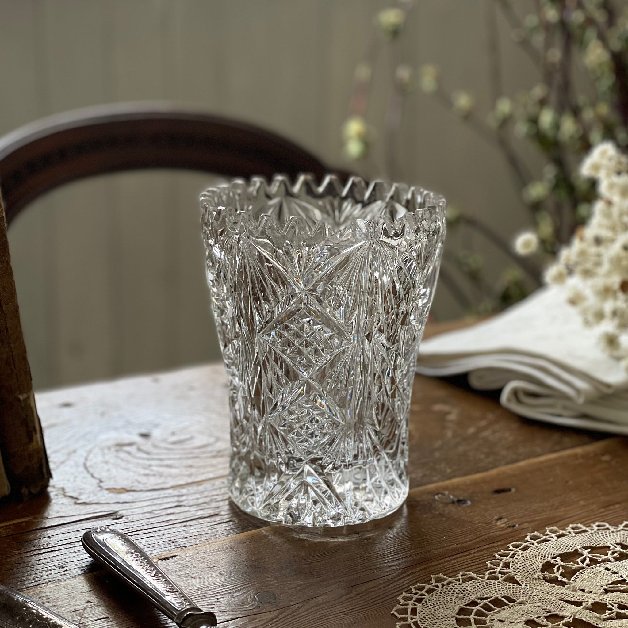 【美品】アンティークグラス リキュール 花 オブジェ 花びら R1343ダI 美品】アンティークグラス リキュール 花 オブジェ 花びら R1343