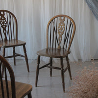３脚あり！人気のホイールバックチェア　イギリスアンティーク