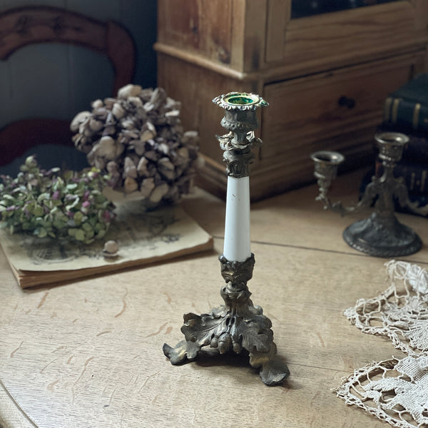 どんぐりが可愛いキャンドルスタンド（高さ27cm） フランス