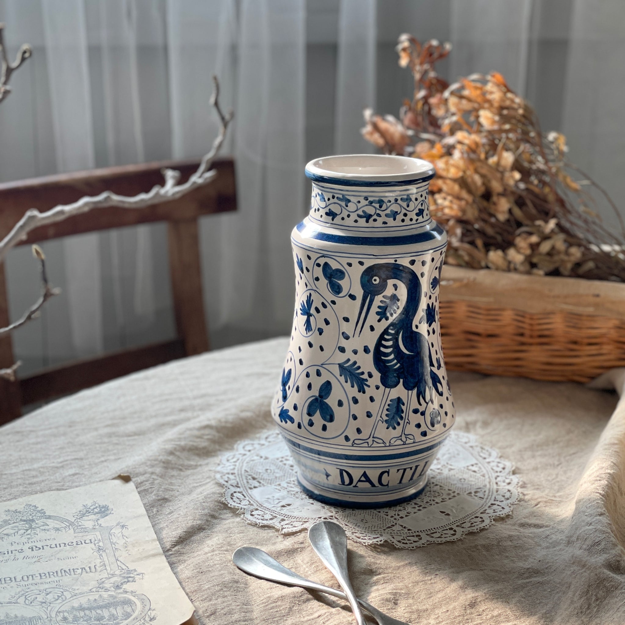 Les Yvelines 1920年代 フランス製 アールデコ 花瓶 Les Yvelines 1920