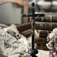 ナポレオントワ時代のキリスト像十字架（高さ22.5cm）　フランスアンティーク