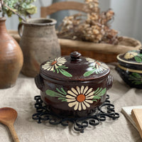 アルザス地方のリエットポット（直径18.5cm）ft241363　フランスアンティーク