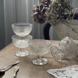 2セットあり！ペアアイスクリームグラス（高さ8cm） イギリス