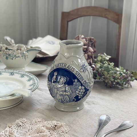 ウィックヴェルケのワインジャグ（高さ18.5cm）　ドイツアンティーク