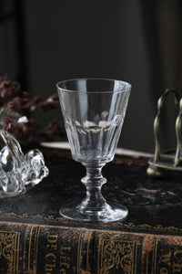 存在感ある古いリキュールグラス　フランスアンティークガラス食器