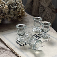 ラスト１セット！小さなペアキャンドルスタンド（高さ6.5cm）　フランスアンティーク