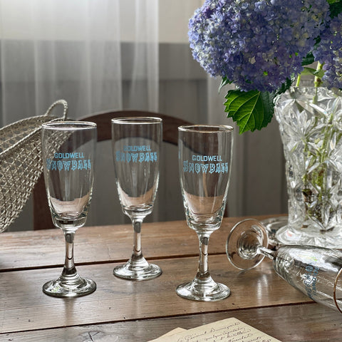 4点あり！クリスマスのカクテルグラス　イギリスアンティーク