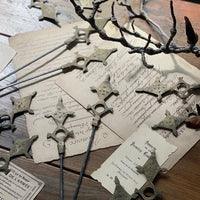 ６セットあり！バーベキュー用串の２本セット43.5x4.5cm　フランスアンティーク