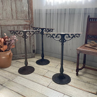 ３点あり！ビストロで使われていたアイアンスタンド（高さ71cm）①　フランスアンティーク