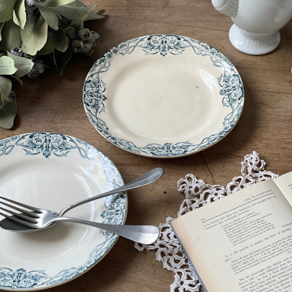 2枚あり！ショワジールロワ窯「Portsmouth」平皿（直径22.5cm