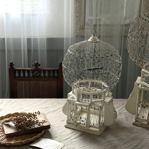 アンティーク　鳥かご　フランス　チュニジア チュニジア インテリア用鳥かご ブラウン大