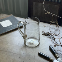 シンプルが美しいウォータージャグ（高さ18cm）　イギリスアンティーク