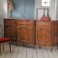 1930年代パーケットリー細工のサイドボード（横幅225cm）　フランスアンティーク