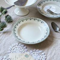 ムーランデルー窯「GEORGETTE」スープ皿（23cm）　フランスアンティーク