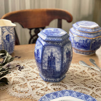 1930年代リントンズ社アドバタイジングティーキャディー（高さ19cm）　イギリスアンティーク