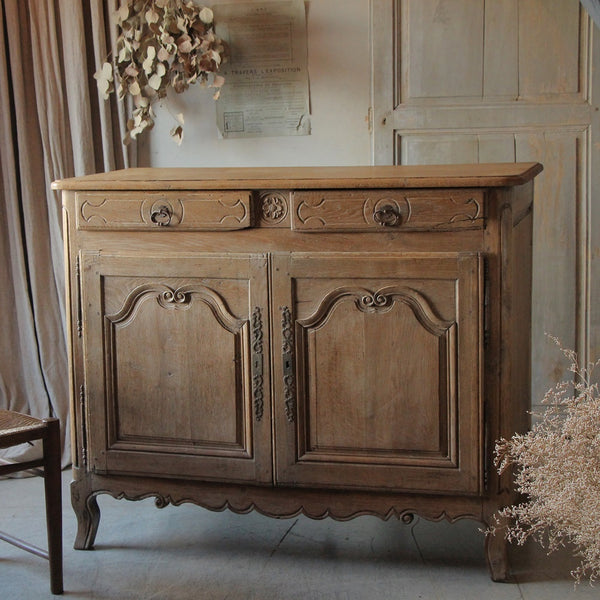 1870年代剥離オーク材ノルマンディービュッフェ（サイドボード