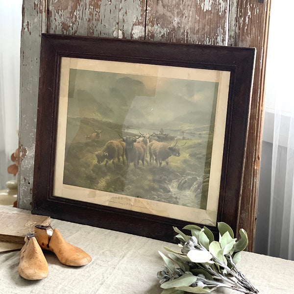 ハイランド牛のオーク材フレーム（Henry Robinson Hall） イギリス