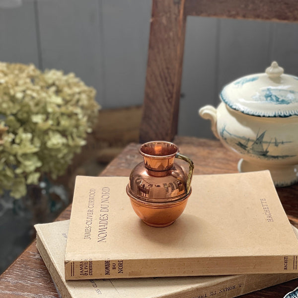 アンティーク調 持ち手付き 小物入れ 幾何学模様 レトロ 銅細工　銅鍛金 アンティーク調 持ち手付き 小物入れ 幾何学模様 レトロ 銅細工 銅鍛金