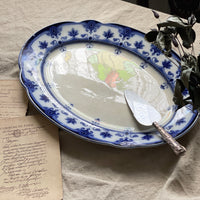 フォード＆サンズ社B＆Wオーバル皿（48.5x35.5cm）　イギリスアンティーク