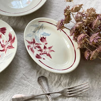 バドンヴィレー窯「ANNECY」ラヴィエ皿（22x14.5cm）　フランスアンティーク