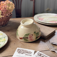 ショワジールロワ窯バルボティーヌのカフェオレボウル　フランスアンティーク