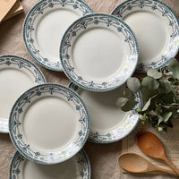 ６枚あり！サンタマン窯「Mogador」平皿（直径21cm）　フランスアンティーク