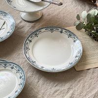 サンタマン窯「Mogador」大皿（直径27cm）　フランスアンティーク